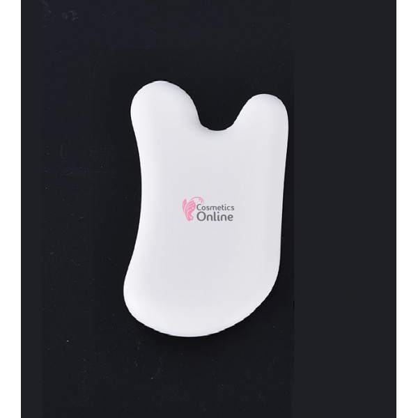 Accesoriu de masaj din sticla pentru masaj Gua Sha Cod AST009 Alb
